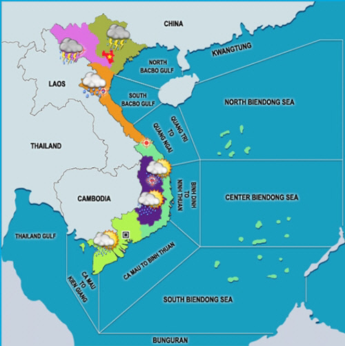 <베트남 기상청 홈페이지 캡처>